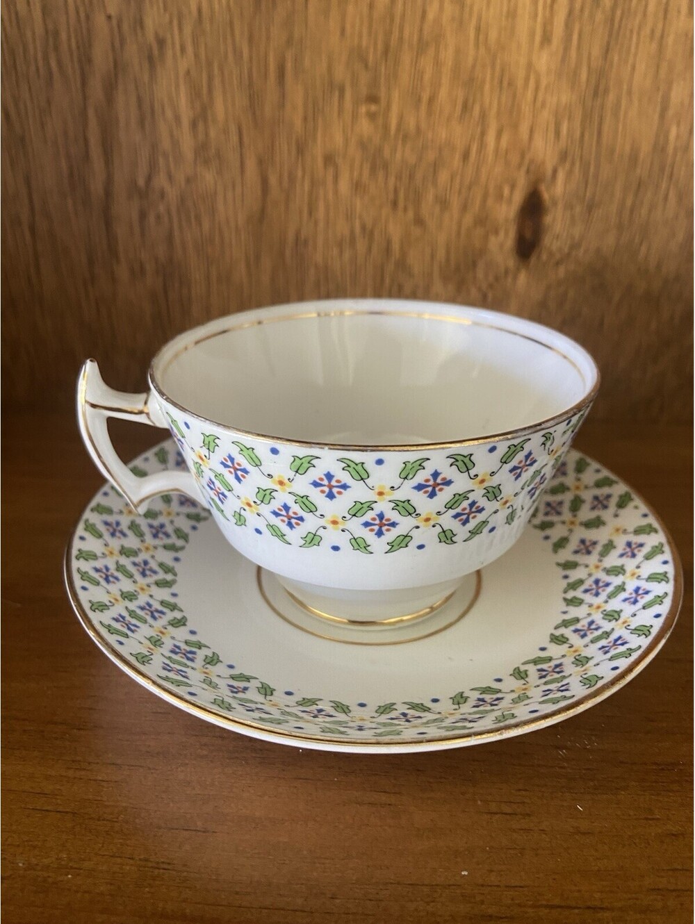 Teacup And Saucer Set Royal Doulton Woodlands England Bone China